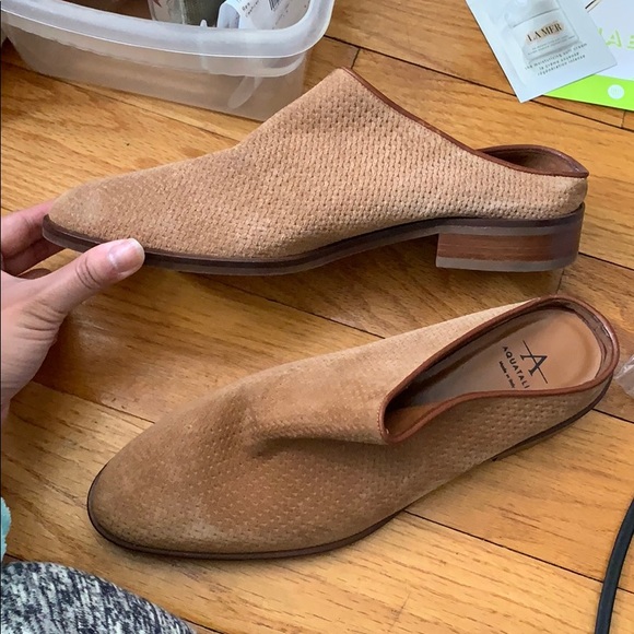 Aquatalia Fife Suede Shoes Size 7 - Picture 2 of 5